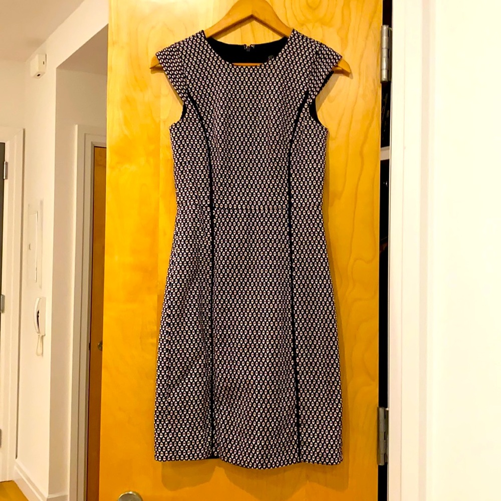 JCrew Patterned Sheath Dress